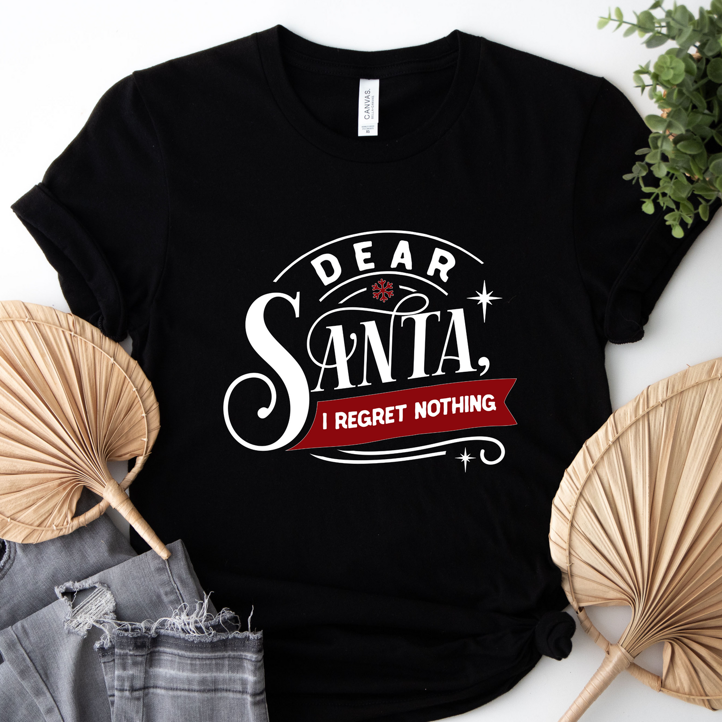 Dear Santa I Regret Nothing - Adult Tee
