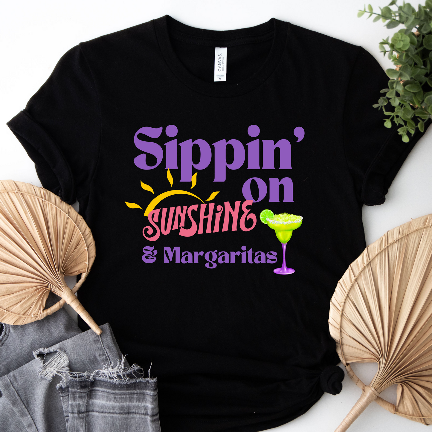 Sippin' on Sunshine & Margaritas - Adult Tee