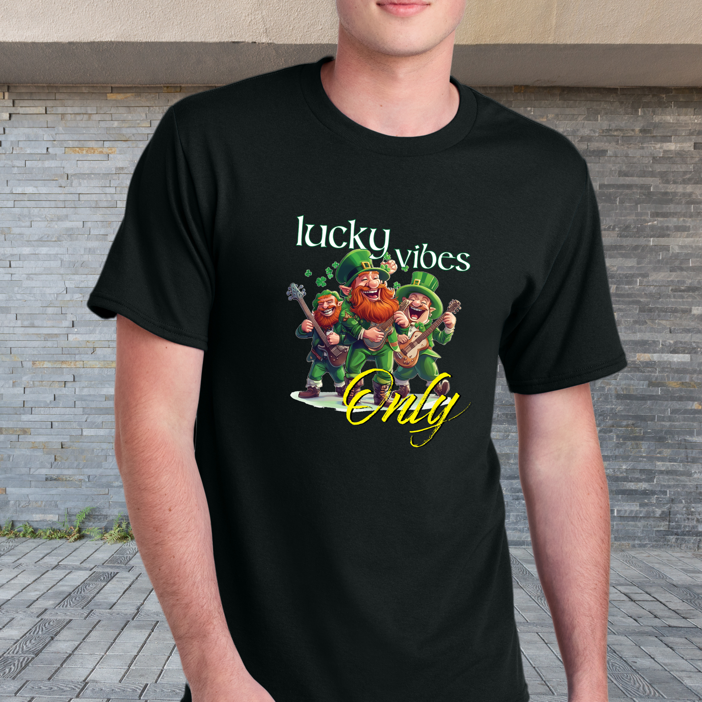 Lucky Vibes Only - Adult Tee