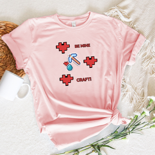 Be Mine-Craft Tee - Adult Tee
