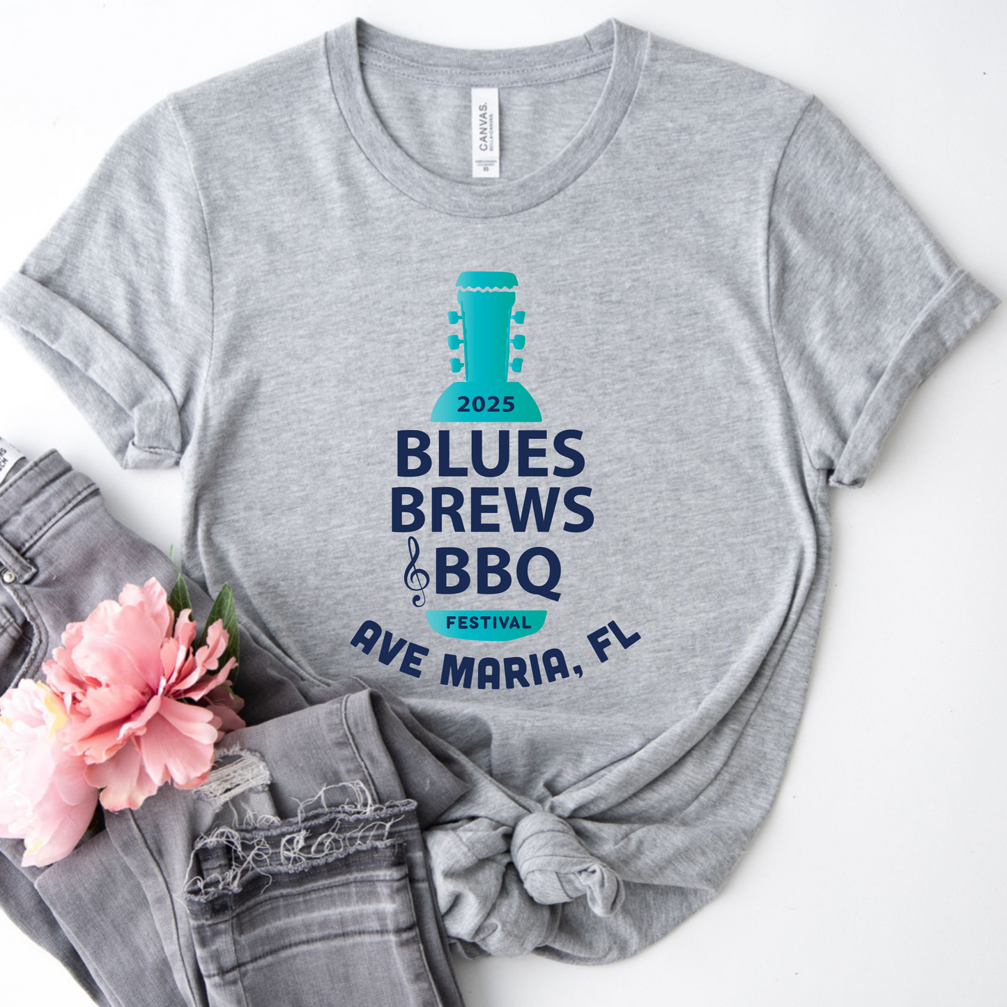Blues Brews & BBQ 2025 - Adult Tee