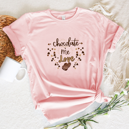 Chocolate + Me = Love Tee - Adult Tee