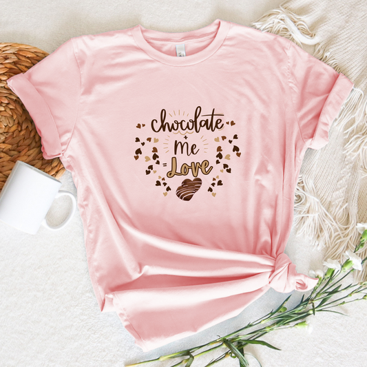 Chocolate + Me = Love Tee - Adult Tee