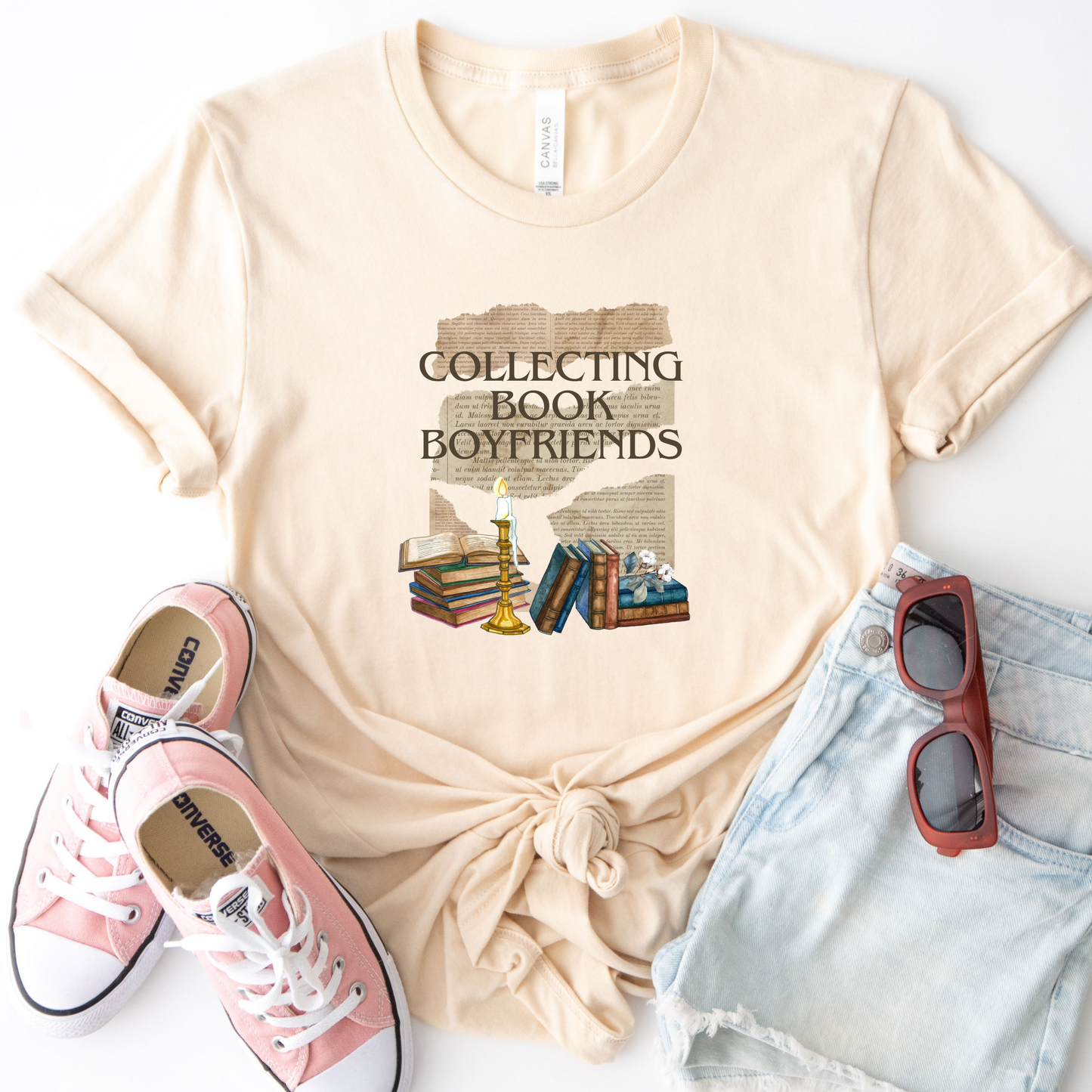 Collecting Book Boyfriends Tee - Adult Tee