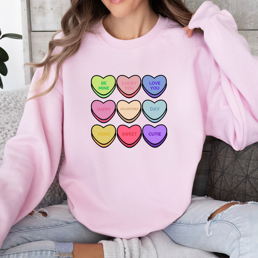 Heart Candy Crewneck - Adult Crewneck