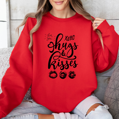 Hugs & Kisses Crewneck - Adult Crewneck