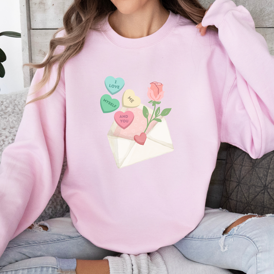 I love Me, Myself, and You Crewneck - Adult Crewneck