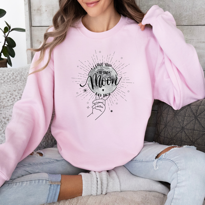 Ily To The Moon and Back Crewneck - Adult Crewneck