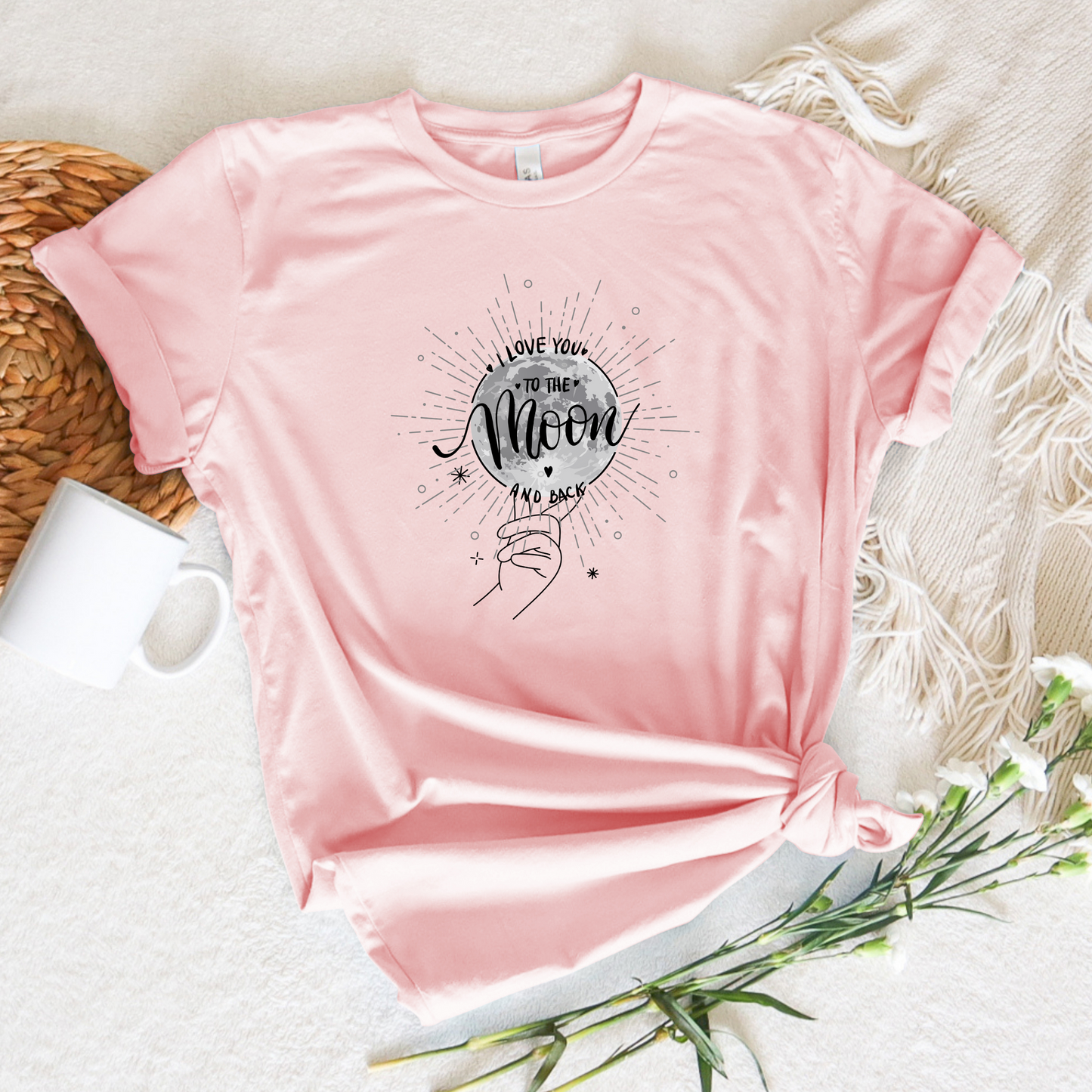 Ily To The Moon and Back Tee - Adult Tee