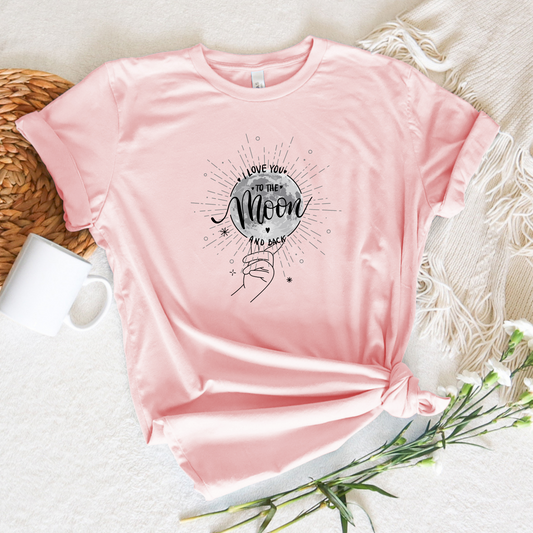 Ily To The Moon and Back Tee - Adult Tee