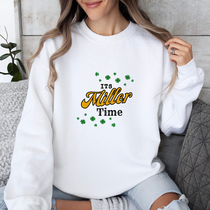 Its Miller Time Crewneck - Adult Crewneck