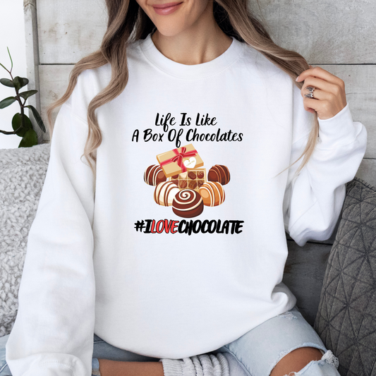 Life is Like a Box of Chocolate Crewneck - Adult Crewneck
