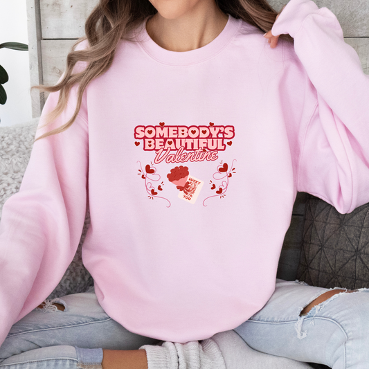 Somebody's Beautiful Valentine Crewneck - Adult Crewneck