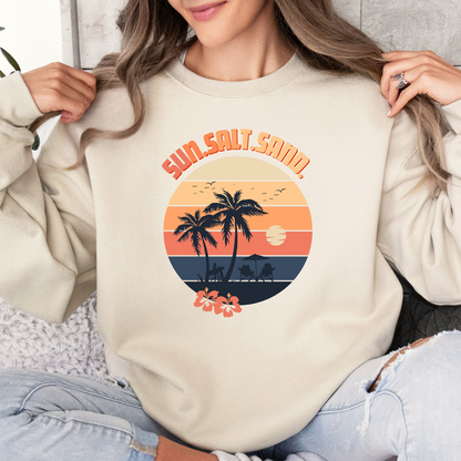 Sun, Salt and Sand Crewneck - Adult Crewneck