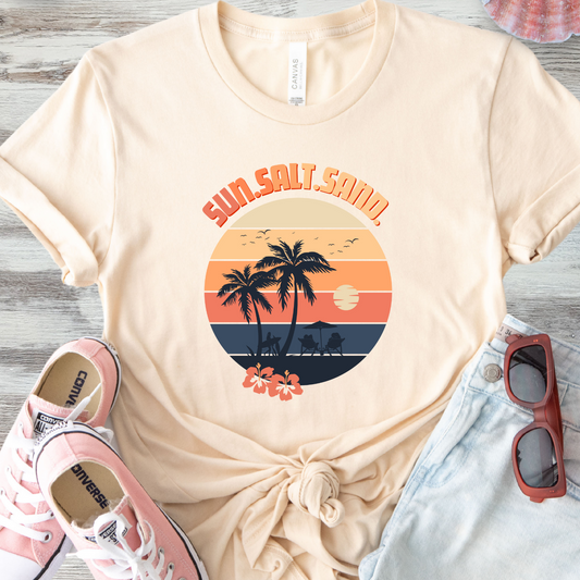 Sun, Salt and Sand Tee - Adult Tee